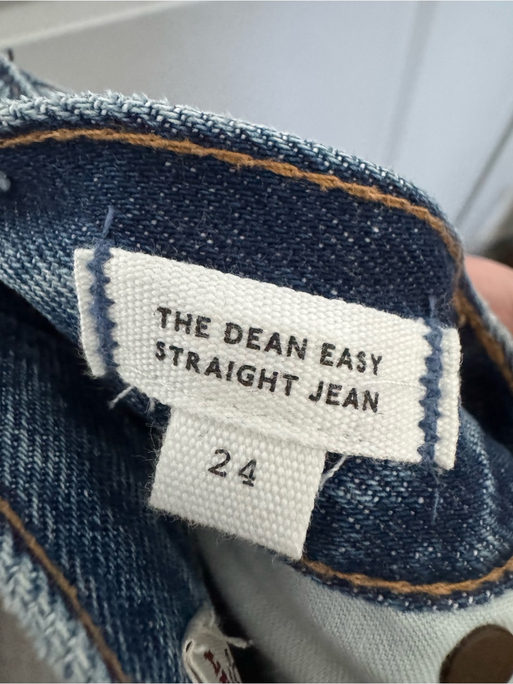 Madewell x Kaihara Selvedge Denim Dean Easy Straight Jean in Millington - Picture 10 of 10